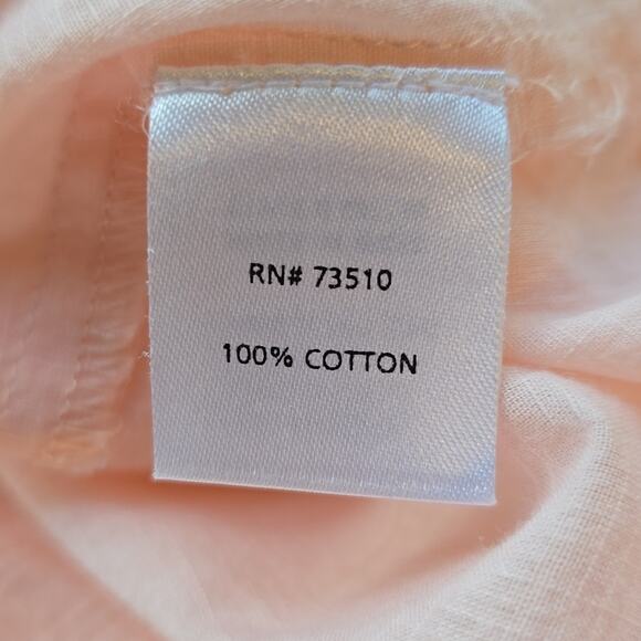 MM Ivy Jane Pink Embroidered Top Womens Size M 100% Cotton Boho Cottage Feminine - Picture 10 of 10